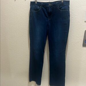 NYDJ Dark Blue Barbara Bootcut Jeans size 14
